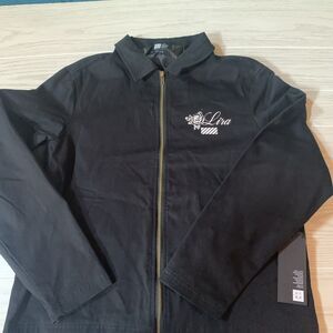 Lira‎ Crtv Sctv Mens Medium Long Sleeve Zip Up Jacket Black White